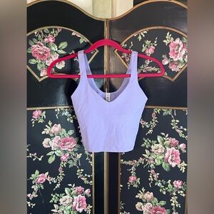 NWOT Lululemon Athletica Light Purple Align Crop Top